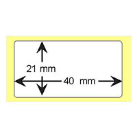 Etichetta in carta 40mmx21mm