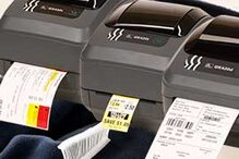 rotoli di etichette barcode per stampanti tt a trasferimento termico, varie dimensioni