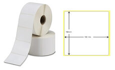 Etichette carta, 100x100mm