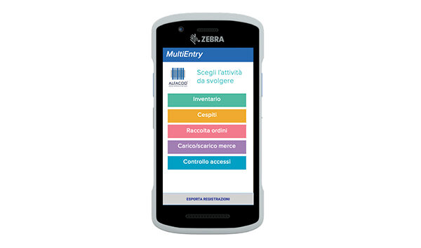 Terminale barcode mobile Zebra TC21